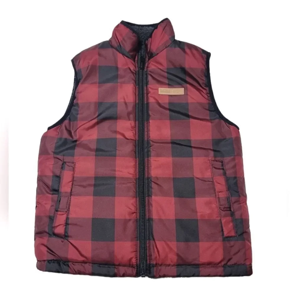 Buffalo David Bitton Boy's reversible vests Sz S And M
